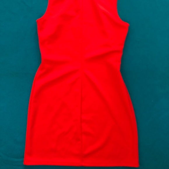 Red Bodycon Dress. Size Large. - Picture 2 of 2